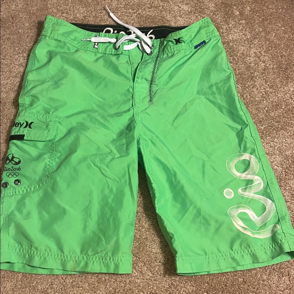 Hurley Neon Green Swim Shorts
Rio 2016 Olympics Edition